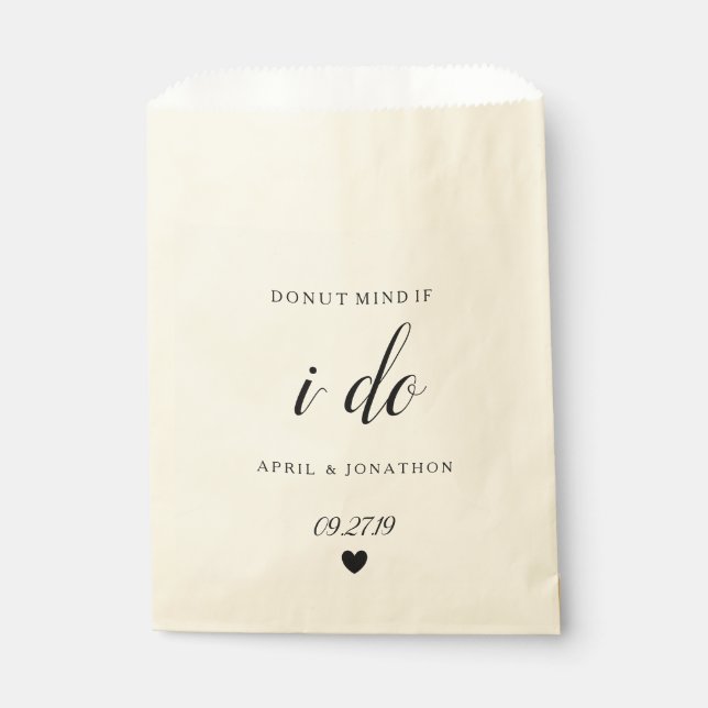 Gefälligkeitsbeutel - Mind spenden, wenn ich Herz  Geschenktütchen (Vorderseite)