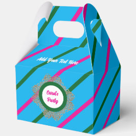 Gefälligkeitsbox 5 Blue (Pink Green) RFPMDesign ©️ Geschenkschachtel