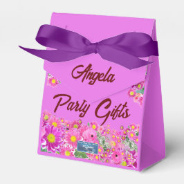 Gefälligkeitsbox Bow3(Pink Blume Mix) RFPMDesign © Geschenkschachtel