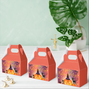 Gefälligkeitsbox dekoriert mit Happy Halloween Par Geschenkschachtel