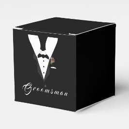 Gefälligkeitsbox für den Trauzeuge Geschenkschachtel