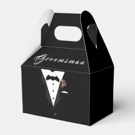 Gefälligkeitsbox für den Trauzeuge Geschenkschachtel