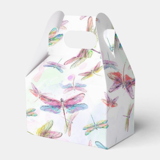 Gefälligkeitsbox für Libelle Geschenkschachtel (Vorderseite)