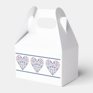 Gefälligkeitsbox für traditionelle Volksherz Geschenkschachtel