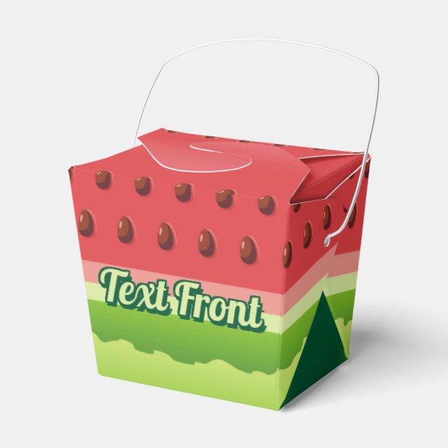 Gefälligkeitsbox für Wassermelone Geschenkschachtel (Vorderseite)