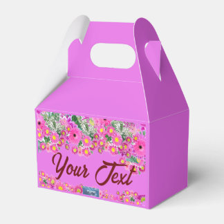 Gefälligkeitsbox-Griff (Pink Flower Mix)RFPMDesign Geschenkschachtel