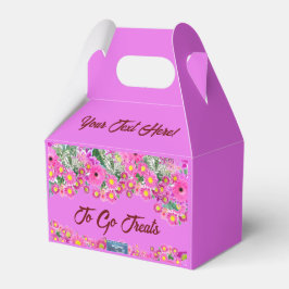 Gefälligkeitsbox Hand 2 (Rosa Blume Mix)RFPMDesign Geschenkschachtel