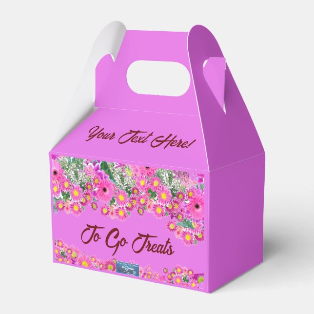 Gefälligkeitsbox Hand 2 (Rosa Blume Mix)RFPMDesign Geschenkschachtel (Vorderseite)