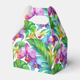 Gefälligkeitsboxen für tropische Orchideen Geschenkschachtel