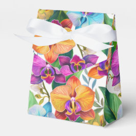 Gefälligkeitsboxen für tropische Orchideen Geschenkschachtel