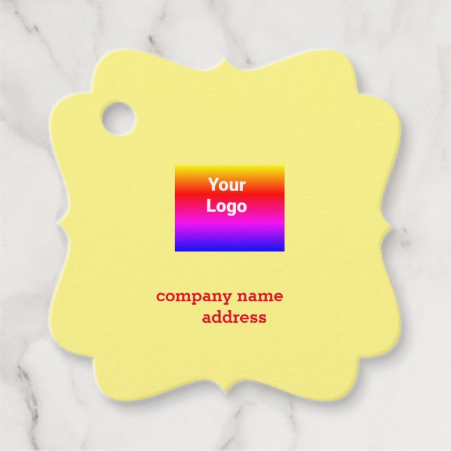 Gefälligkeitstags Geschenkanhänger (Vorderseite)