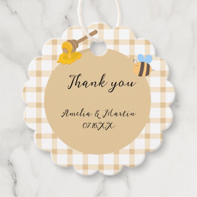 Gefälligkeitstags Geschenkanhänger (Vorderseite)