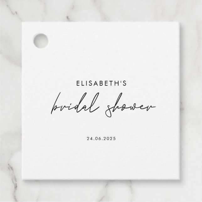 Gefälligkeitstags Geschenkanhänger (Vorderseite)