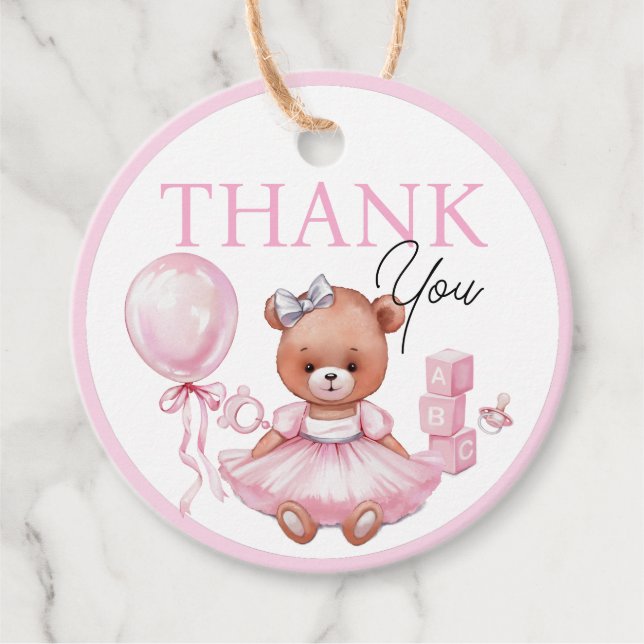 Gefälligkeitstags Geschenkanhänger (Vorderseite)