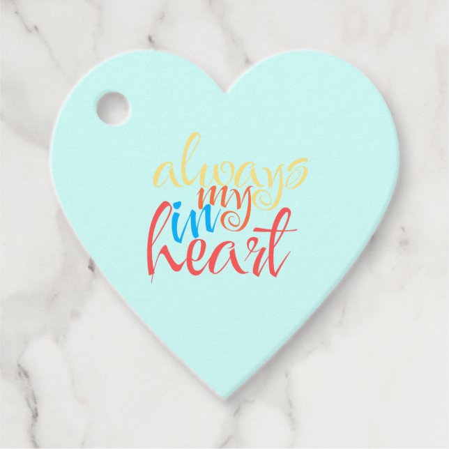 Gefälligkeitstags Geschenkanhänger (Vorderseite)