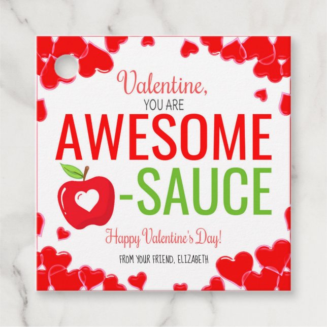 Gefälligkeitstags Geschenkanhänger (Vorderseite)