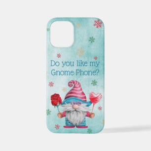 Gefällt dir mein Gnome-Telefon? Gnome und Schneefl iPhone 12 Mini Hülle