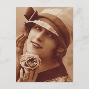 Gefällt dir mein Hut? Postkarte