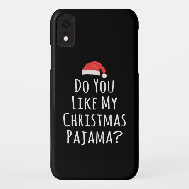 Gefällt dir mein Weihnachts-Pajama? Case-Mate iPhone Hülle (Rückseite)