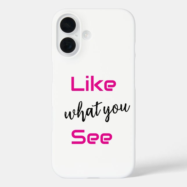 "Gefällt dir, was du siehst" iphone 16 Handyhülle Case-Mate iPhone Hülle (Rückseite)