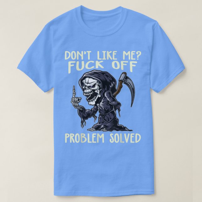Gefällt mir nicht, dass ich das Problem löste, düs T-Shirt (Design vorne)