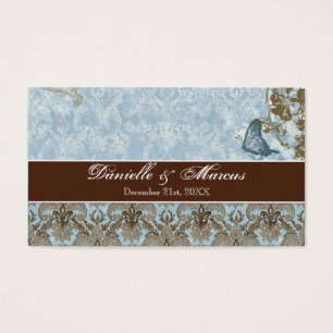 Gefälte Tags - Fleur di Lys Damask vs. 2