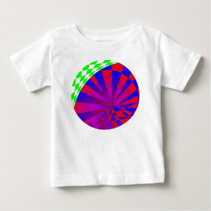 Gefaltete Abmessungen von Kenneth Yoncich Baby T-shirt
