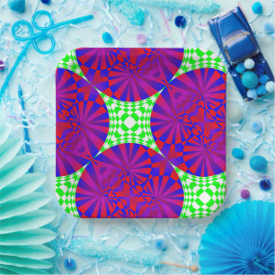 Gefaltete Abmessungen von Kenneth Yoncich Pappteller