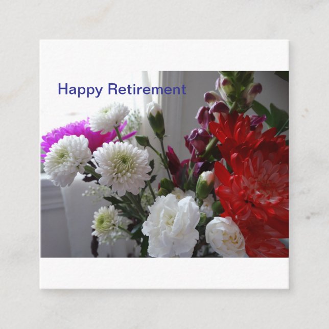 Gefaltete Ankündigungskarte Begleitkarte (Vorderseite)