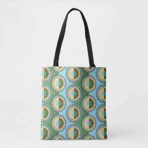 gefaltete Blume Sterne nahtlose Muster in Retroblu