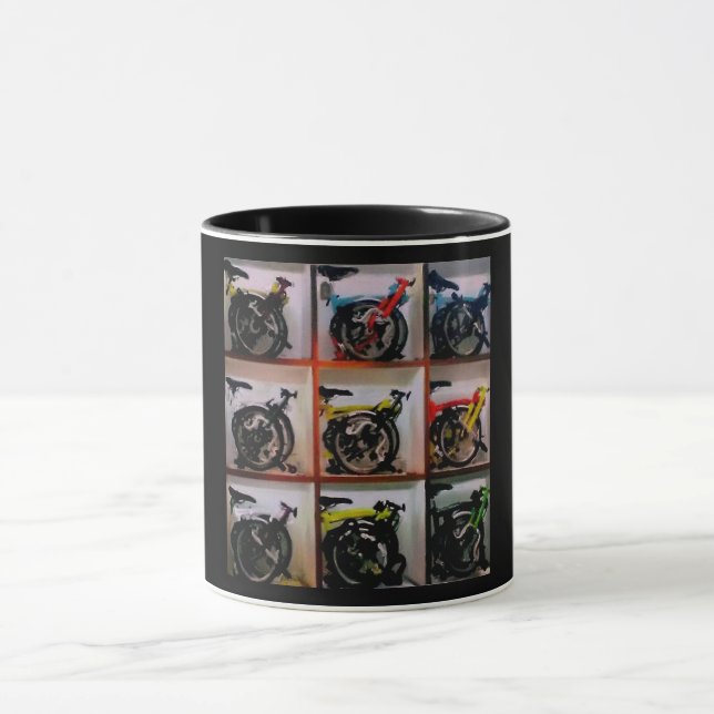 Gefaltete Brompton Tassen-Kunst Tasse (Zentrum)