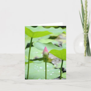 Gefaltete Dankeskarte