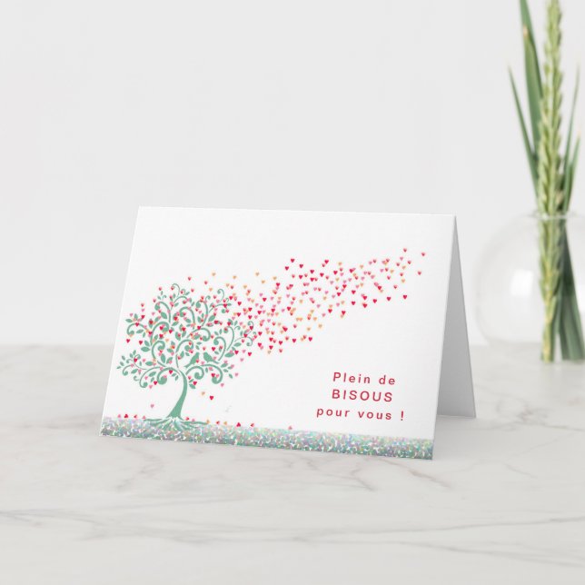 Gefaltete Dankeskarte (Vorderseite)