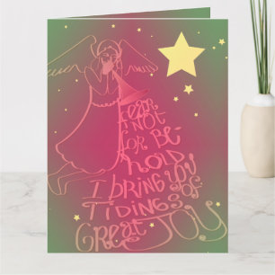 Gefaltete Dankeskarte