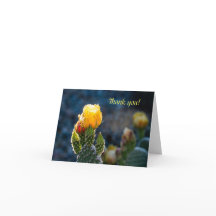 Gefaltete Dankeskarte