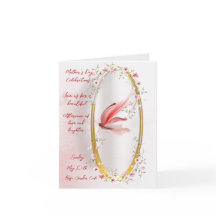 Gefaltete Feiertagskarte