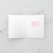 Gefaltete Grußkarte