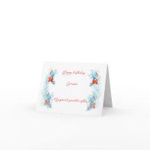 Gefaltete Grußkarte