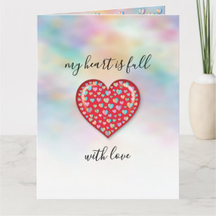 Gefaltete Grußkarte Karte