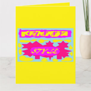 Gefaltete Grußkarte Karte