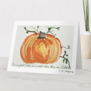 Gefaltete Grußkarte zu Anne von Green Gables Karte