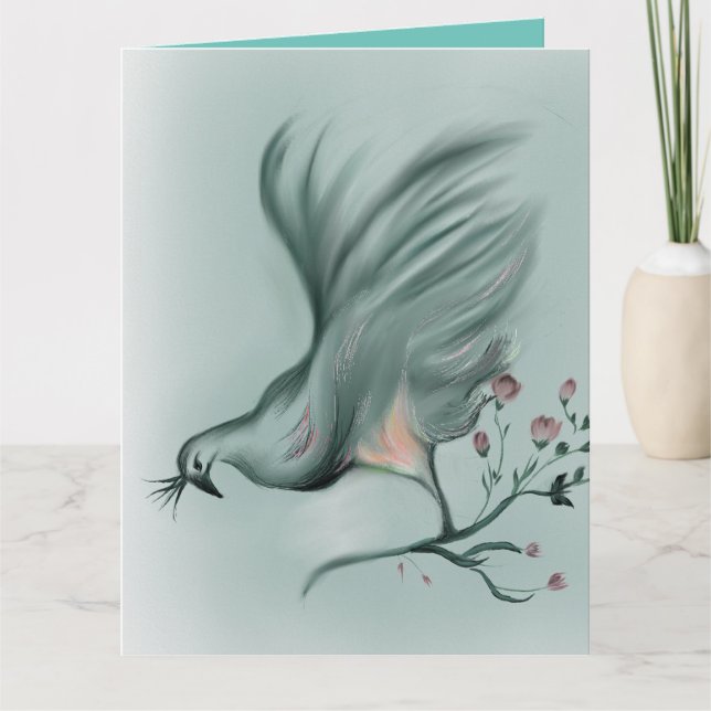 Gefaltete Grußkarten Karte (Vorderseite)