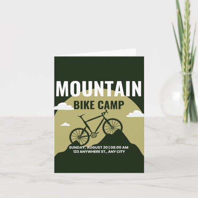 Gefaltete Mitteilungskarte (Vorderseite)