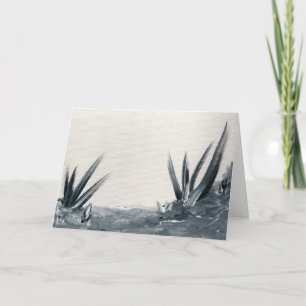 Gefaltete Mitteilungskarte