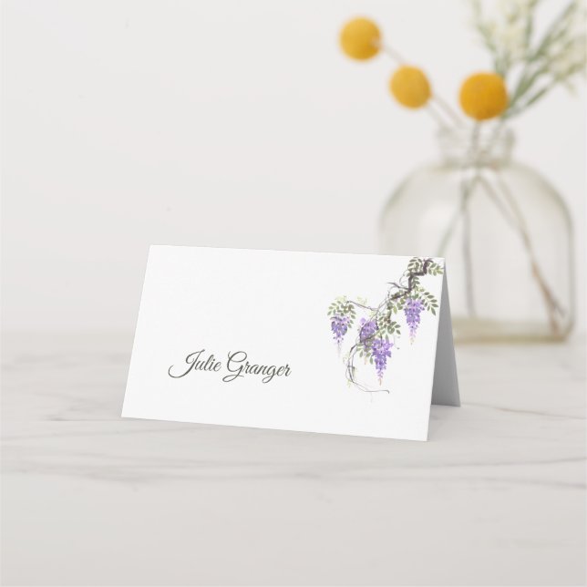 Gefaltete Platzkarte (Vorderseite)