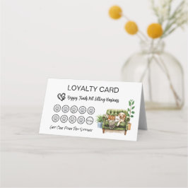 Gefaltete Treuekarte