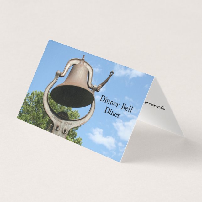 Gefaltete Visitenkarte kundengerecht Visitenkarten (Vorderseite)