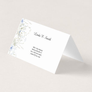 Gefaltete Visitenkarten