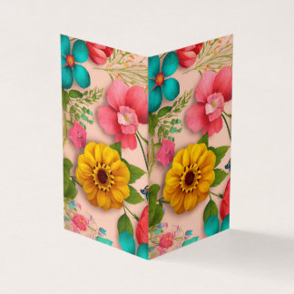 Gefaltete Visitenkarten