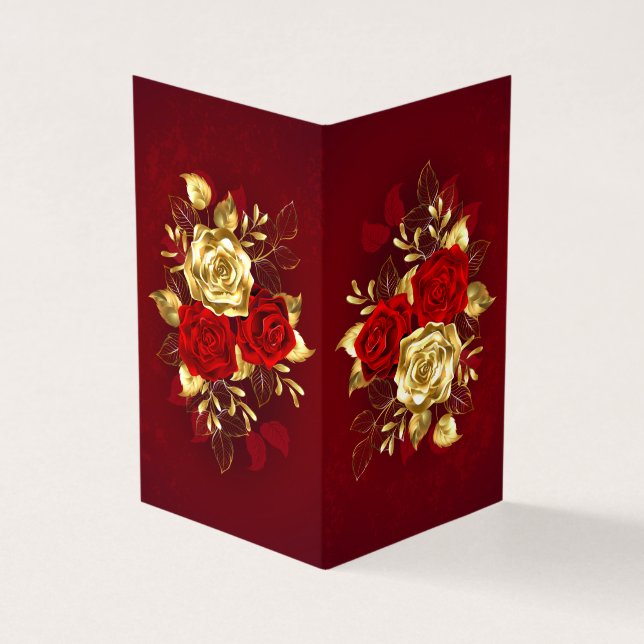 Gefaltete Visitenkarten (Vorderseite)